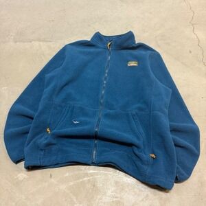 Blue L.L. Bean Fleece Zip Up Jacket‎
